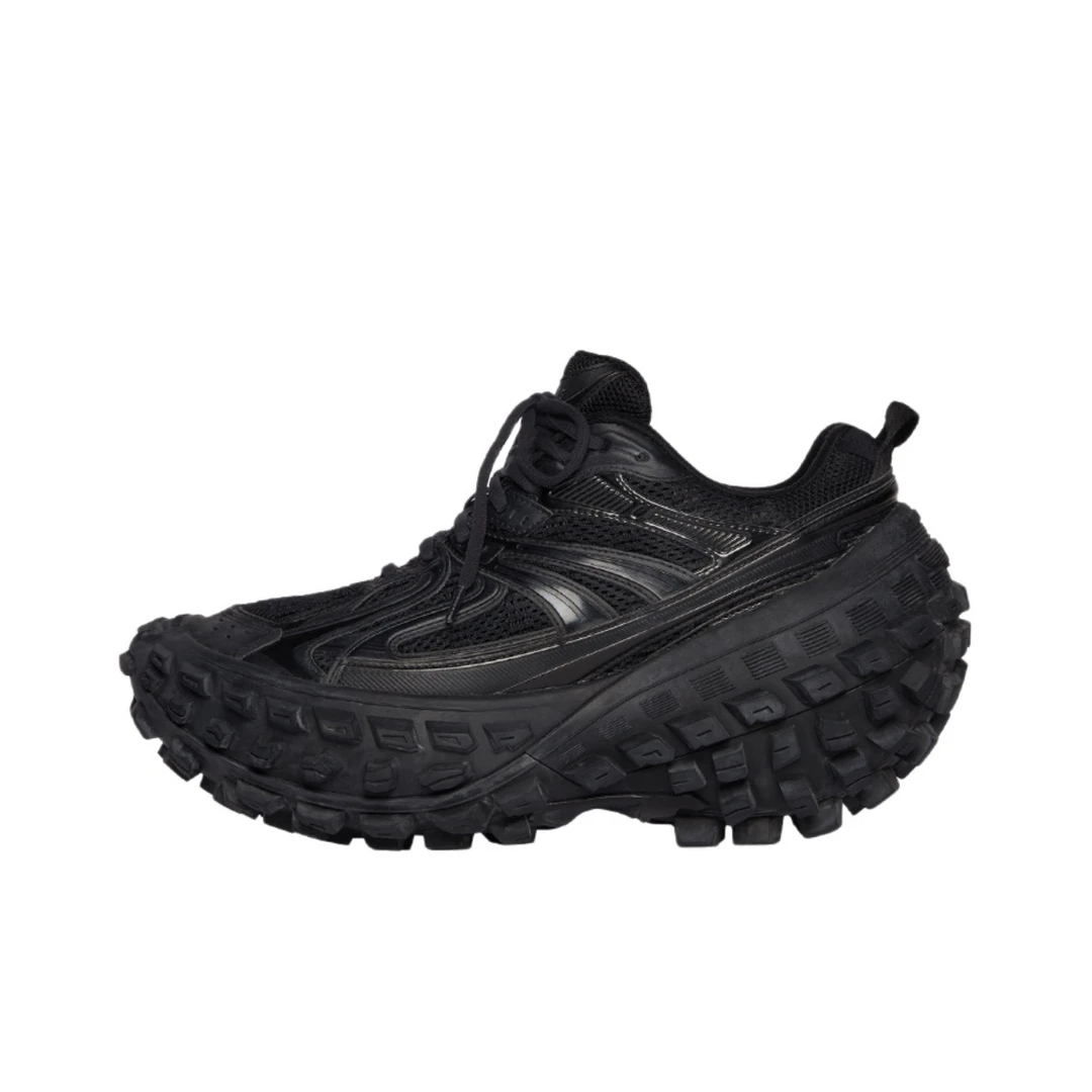 BLCG 黑色做旧轮胎鞋时尚鞋子百搭