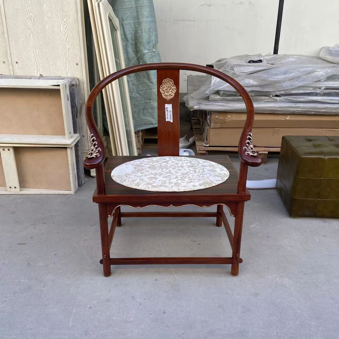 工厂直供  Y01-Y003 花布  圈椅  76*55*92   坐高43