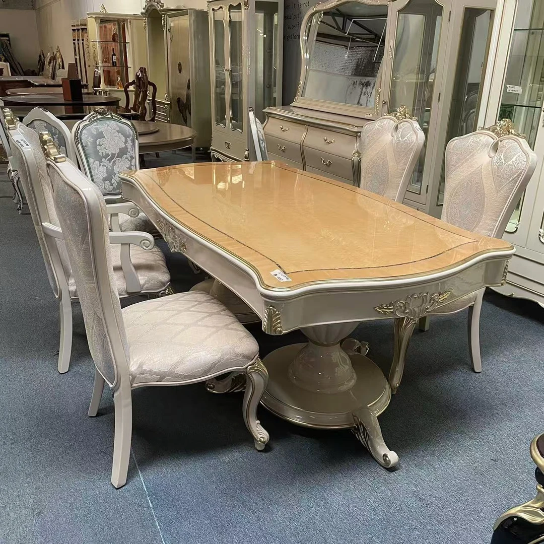 L3250    罗浮宫  餐桌+餐椅    200*103*78   一桌四椅