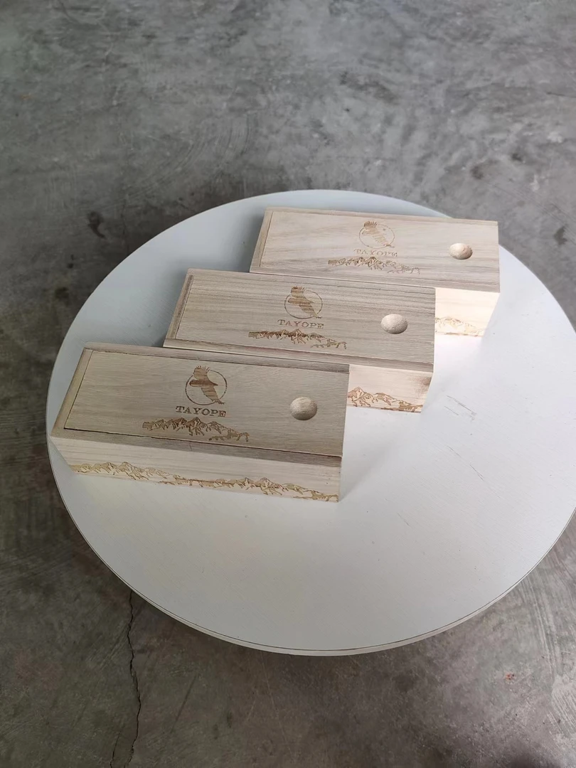 XCJZ6404实木桌面长方形抽拉盖收纳盒微瑕品完美主义者慎拍