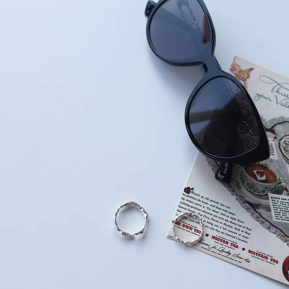 ZIRETRO VINTAGE PIN复古曲别针时尚韩系太阳镜/墨镜简约百搭