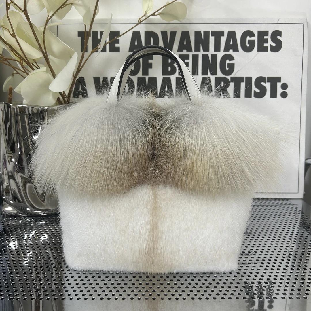 直播间包包C001-C050时尚貂毛腋下包毛绒斜跨包手提包晚宴包小众