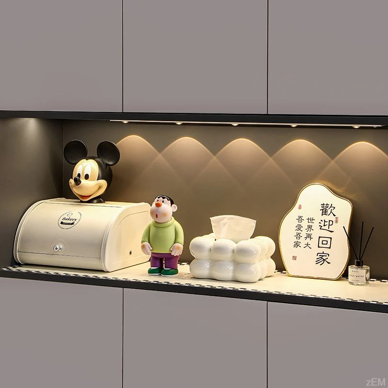 高级感装饰品入门玄关柜摆件现代家居简约上档次客厅鞋柜钥匙收纳