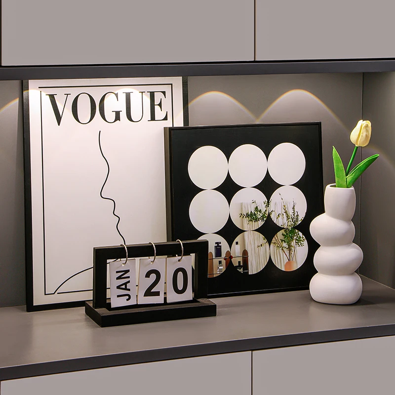 玄关入户装饰摆件家居客厅上档次电视软装高级感鞋柜收纳乔迁新居