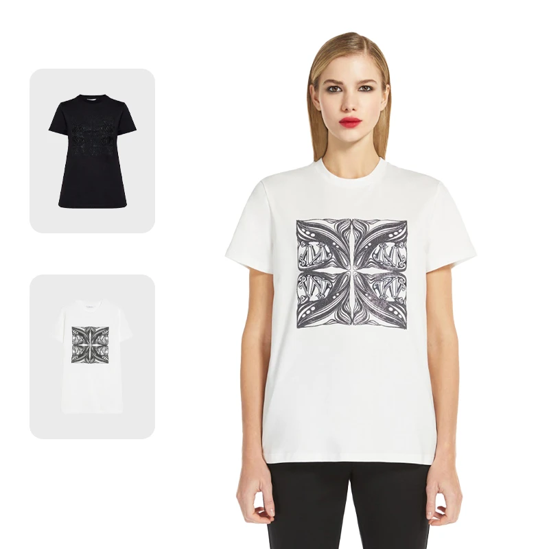 全新未使用 MaxMara 【国现 专柜价3300元】女士夏季百搭T恤Farad