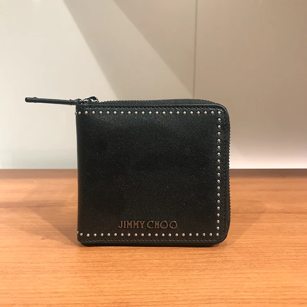 全新未使用 JIMMY CHOO/吉米周 【国现】男士时尚钱包Satin Studs
