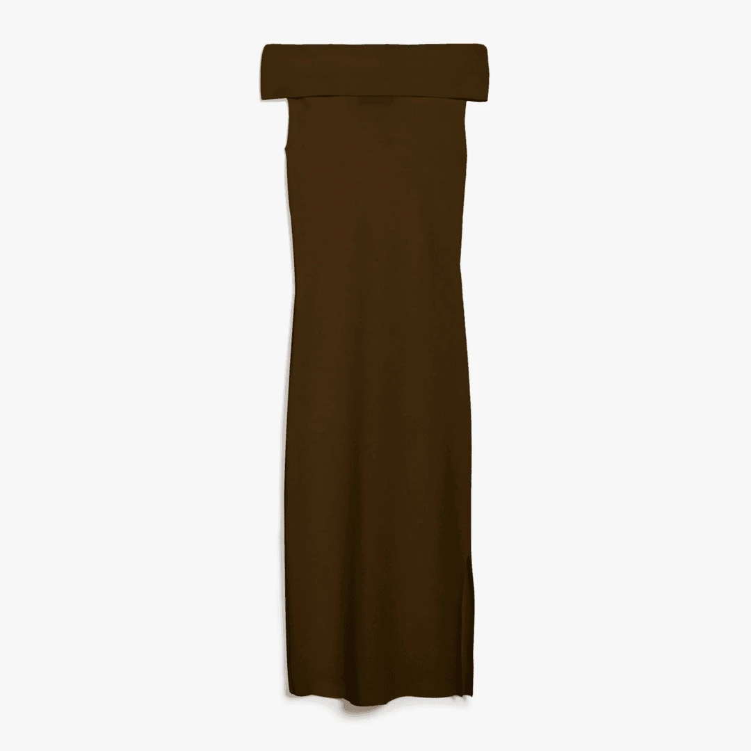 全新未使用 MaxMara 【国现 专柜5700】 女士露肩连衣裙 Aulla 005