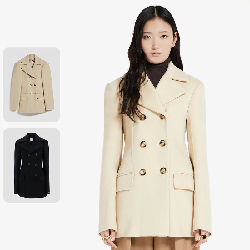 全新未使用 MaxMara 【国现 专柜价8800元】女士西装风大衣外套Yana