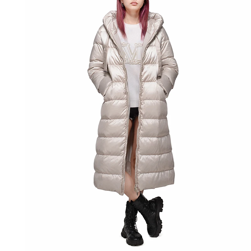 全新未使用 【国现 专柜价11800元】女士时尚长款羽绒服 Novepar