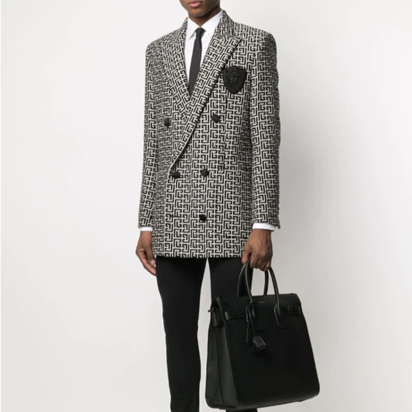 全新未使用 BALMAIN/巴尔曼 【国现】男士西装外套 VH0SI025C212