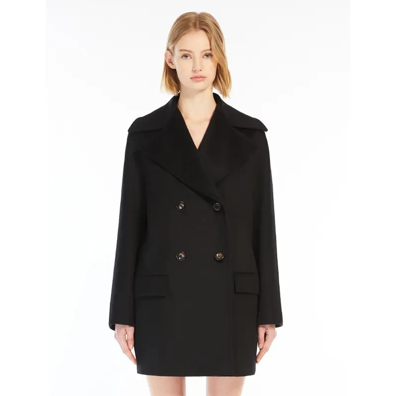 全新未使用 MaxMara 【国现 专柜价10200】女士双排扣大衣Kent 013