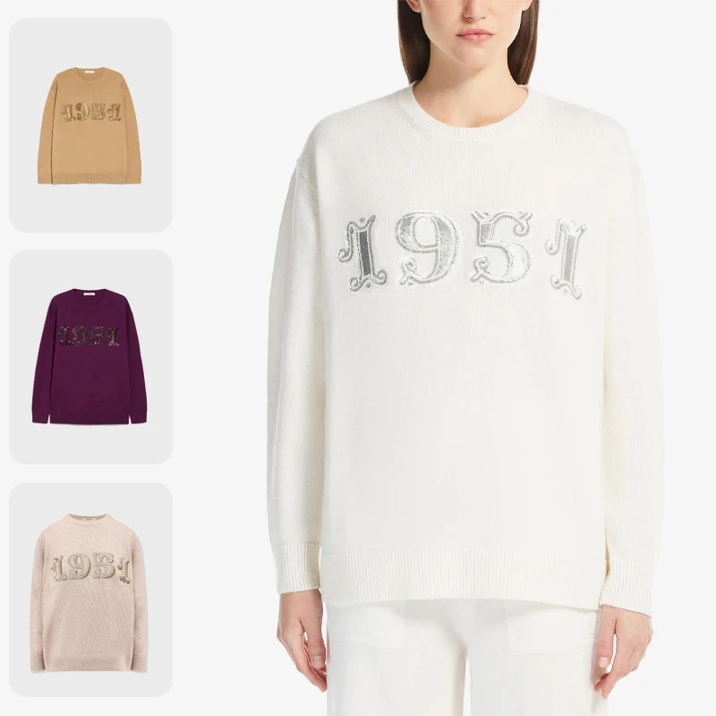 全新未使用 MaxMara 【国现 专柜价8200元】女士羊毛毛衣 Plata