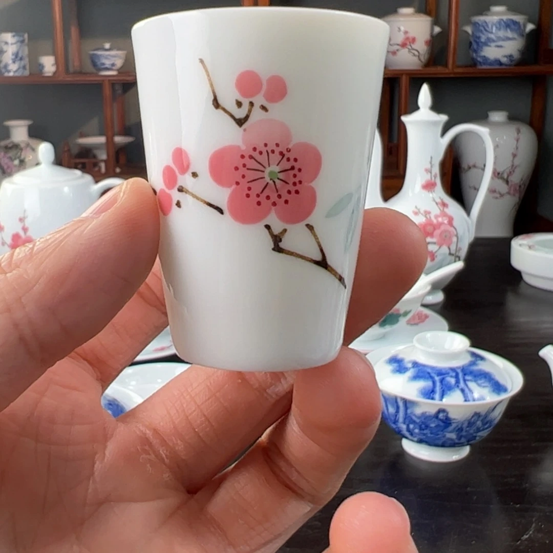 【闪购商品】陶瓷滑石子闻香杯