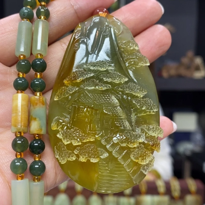 【闪购商品】岫玉挂件吊坠未镶嵌