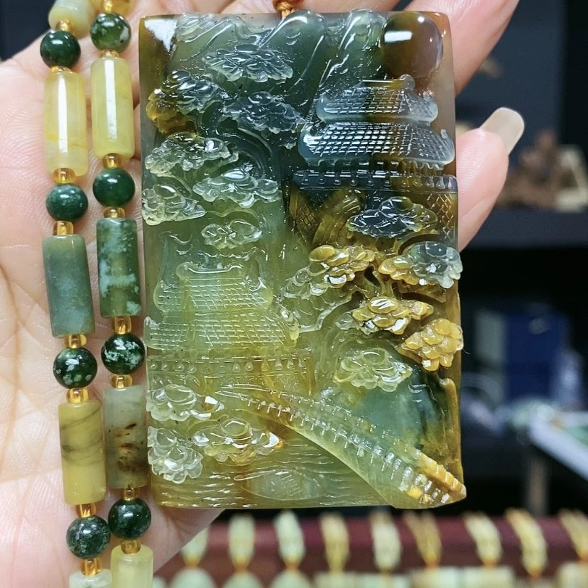 【闪购商品】岫玉挂件吊坠未镶嵌