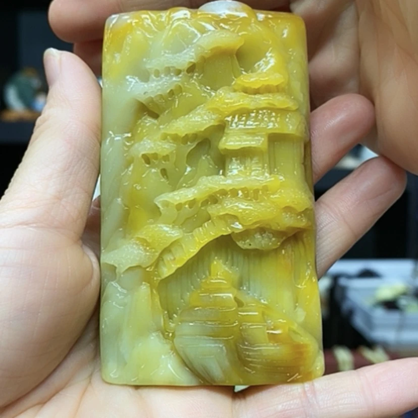 【闪购商品】岫玉挂件未镶嵌阳**岸