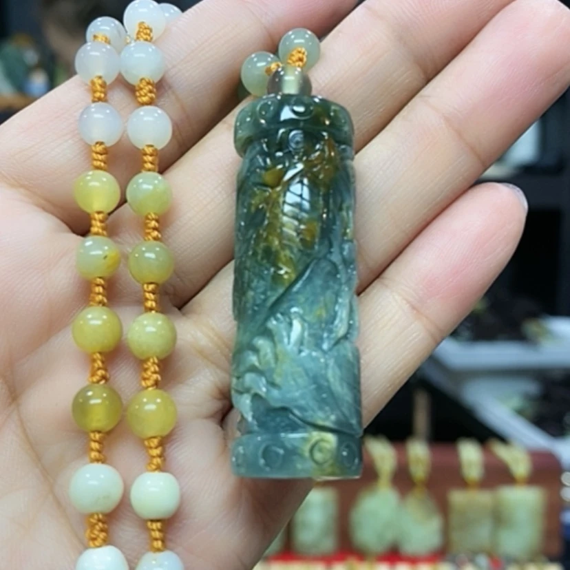 【闪购商品】岫玉挂件未镶嵌