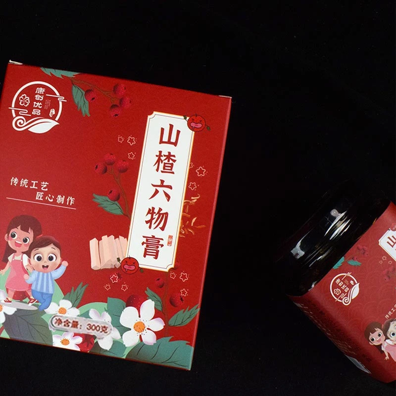 山楂六物膏 儿童老人鸡内金山楂膏滋 手工古法熬制