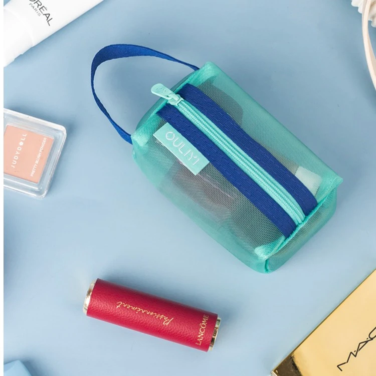 欧力益小方包口红包网纱户外小巧化妆包简约耐用轻便迷你610