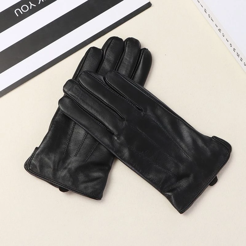 春秋款羊皮男款手套耐用户外新款真皮手套软皮触屏手套加厚超薄