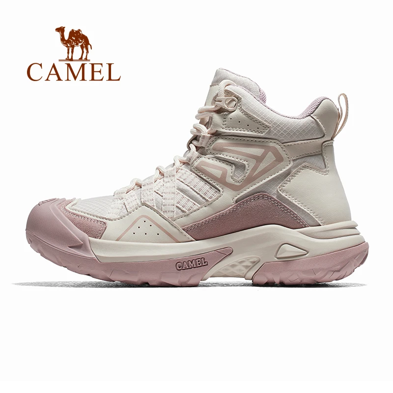 骆驼户外登山鞋女士2025秋季新款耐磨徒步鞋女款爬山运动防滑女鞋