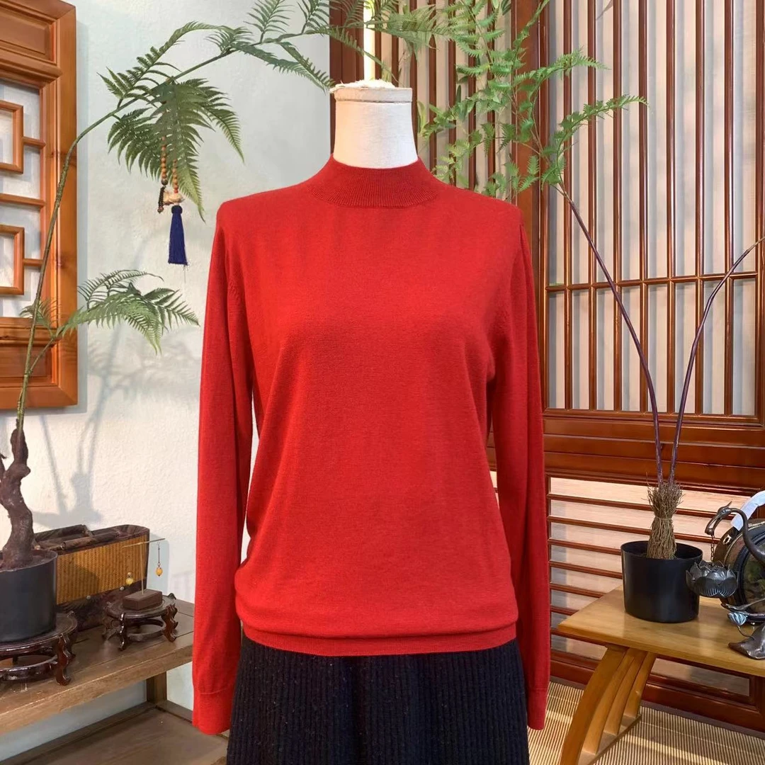 江南凤羽 羊毛长袖上衣FY2237