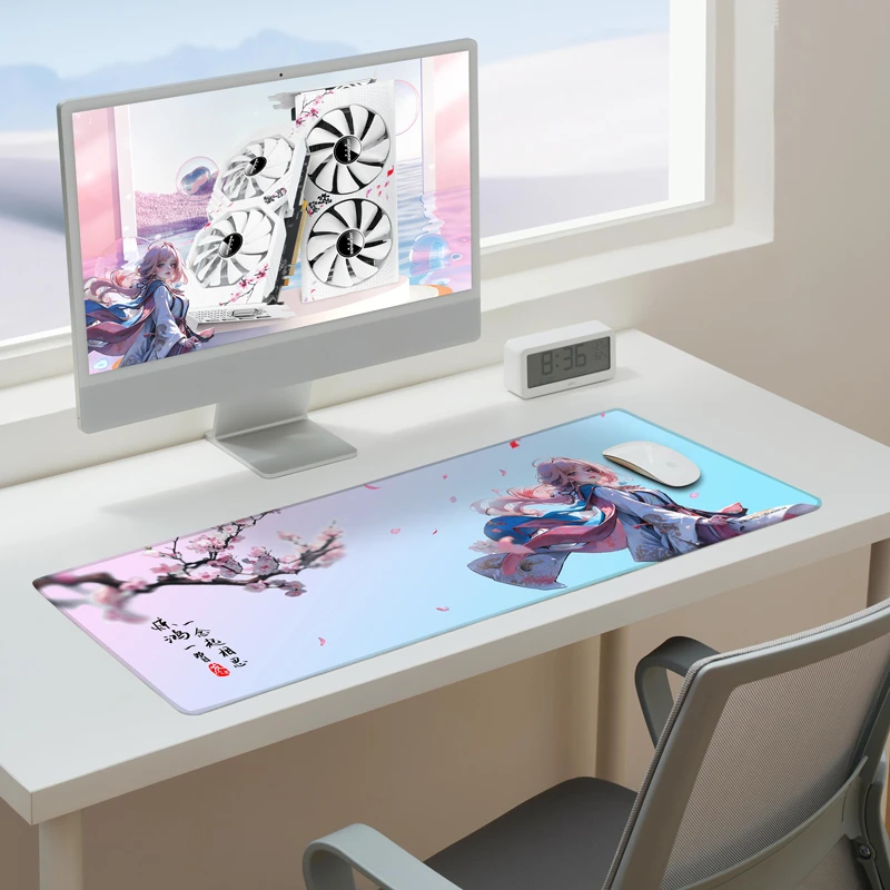 魔惊鸿动漫鼠标垫超大电竞二次元定制键盘垫笔记本电脑办公桌垫1