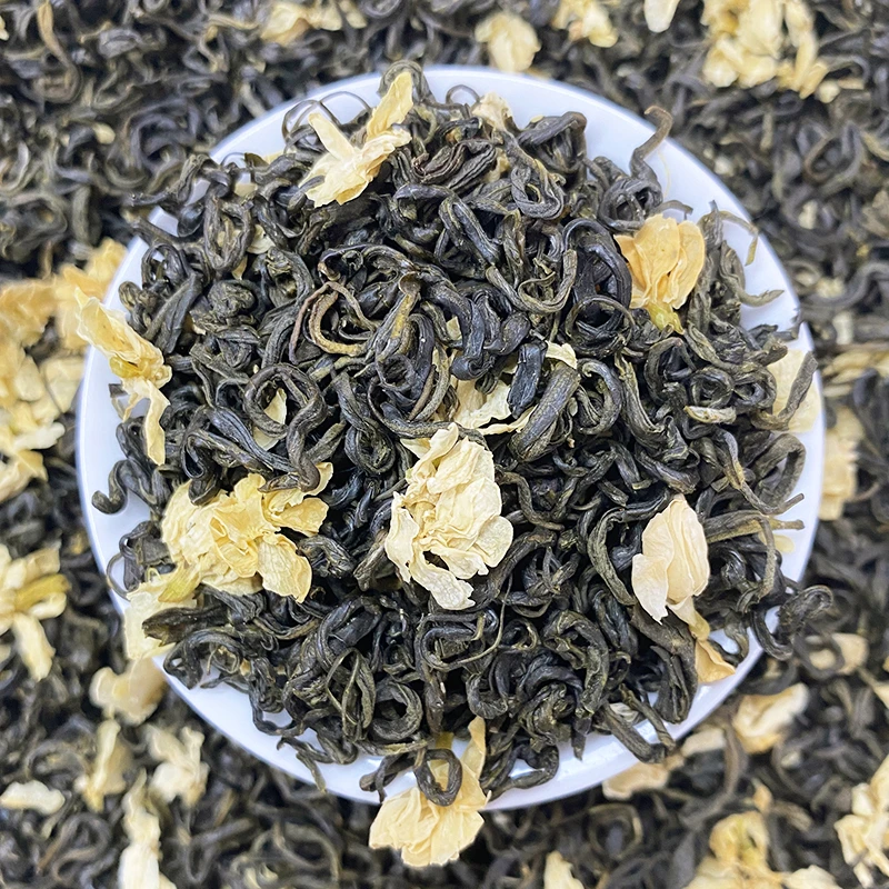 25年茉莉花茶新茶茉莉飘雪浓香耐泡花香十足雅安蒙顶山正宗茶叶