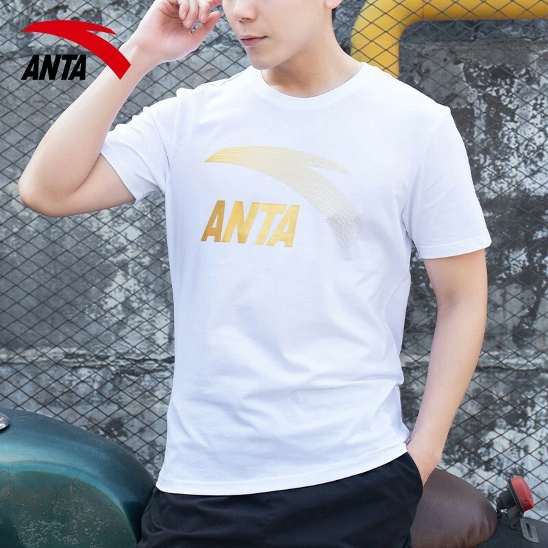 ANTA/安踏短袖T恤男款夏季新款透气舒适训练运动跑步休闲短袖时尚