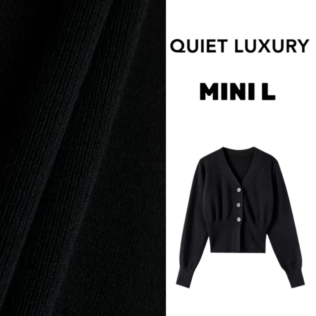 【MINI L】“冬日开场”短款针织上衣