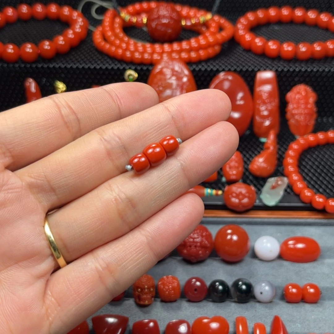 【闪购商品】南红玛瑙直切套装未镶嵌L*S