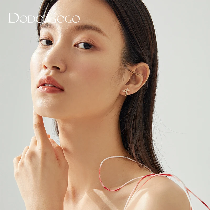 DODOGOGO 合金耳饰 气质百搭小众轻奢时尚ins精致小巧