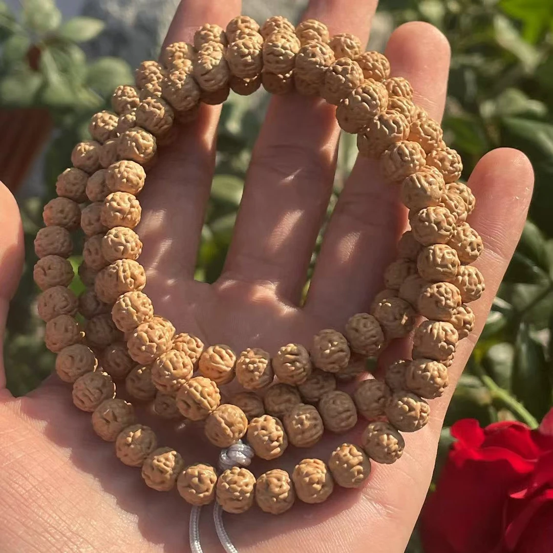 【佳哥推荐】11  G1533-金刚菩提金蟾脖挂- 尺寸8＋左右