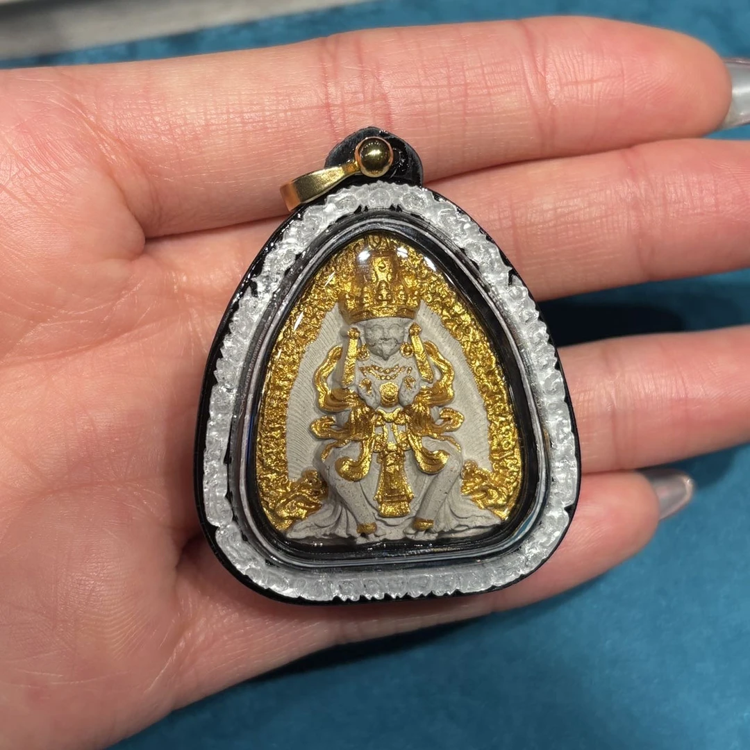 【佳哥推荐】   J35676-唐卡立体吊坠（扎基拉姆）-5*4cm