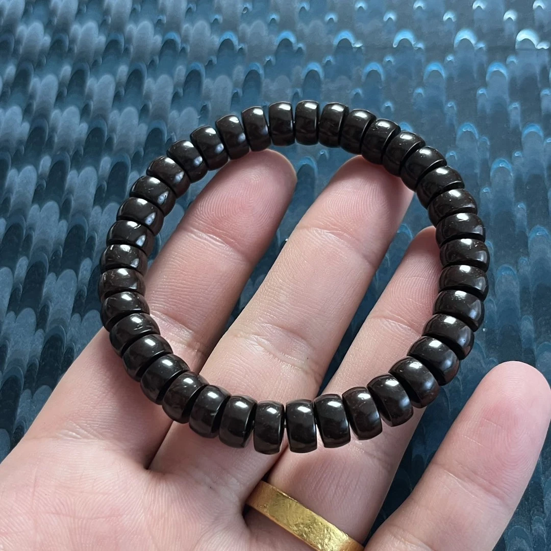 【佳哥推荐】 J04954-椰蒂精工直切单圈手串-9*5mm