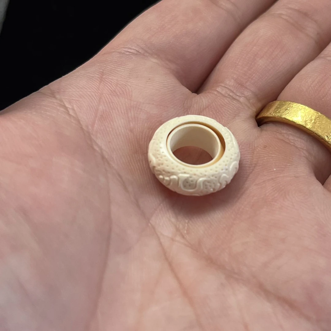 【佳哥推荐】  J28376-猛犸精工跑环配饰-17mm左右