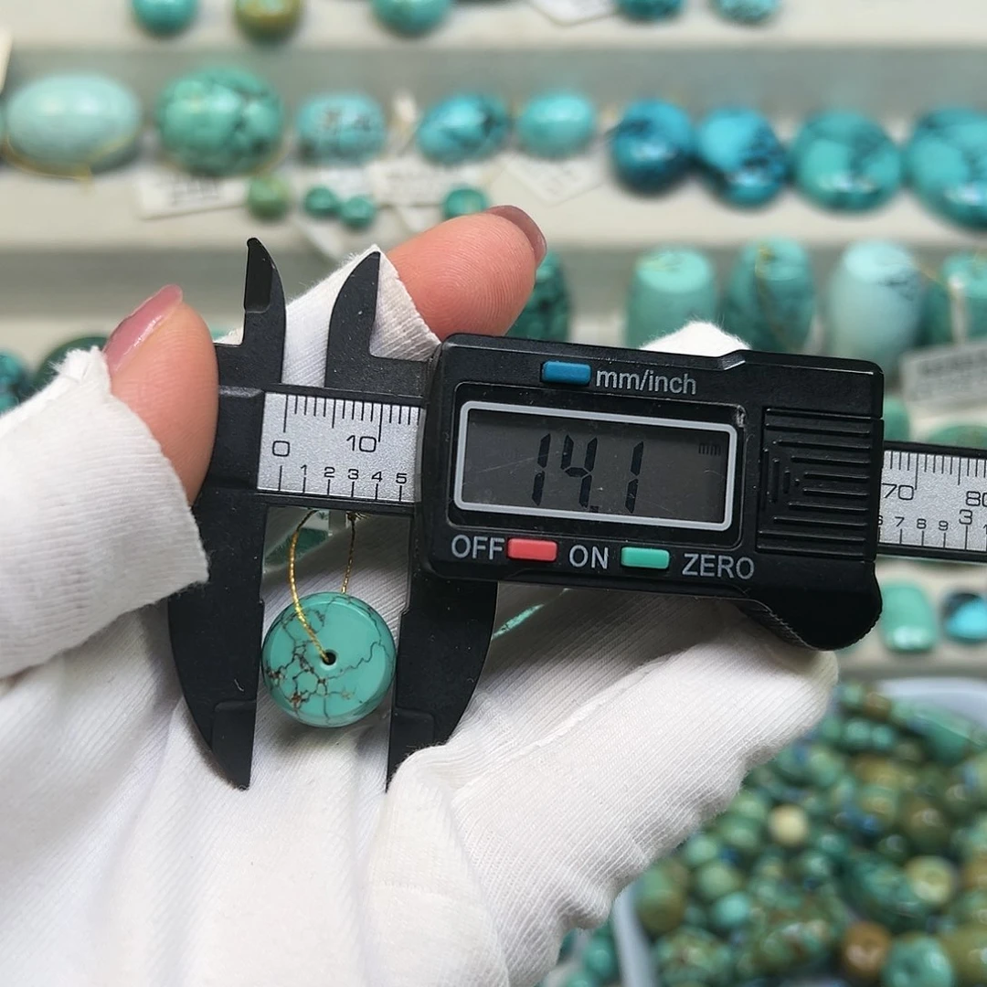 绿松石珠宝半成品未镶嵌