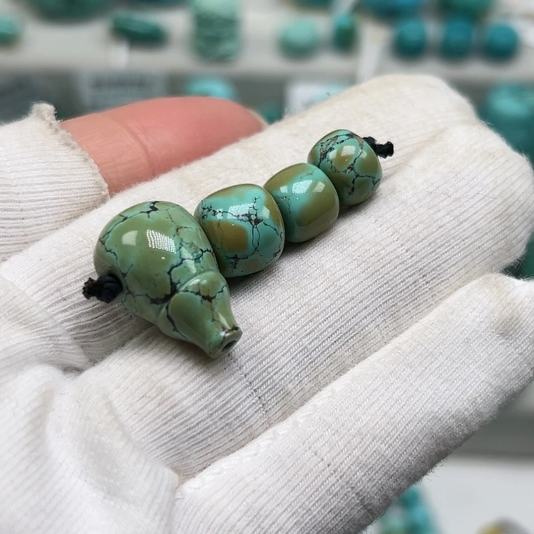 绿松石珠宝半成品未镶嵌马*广