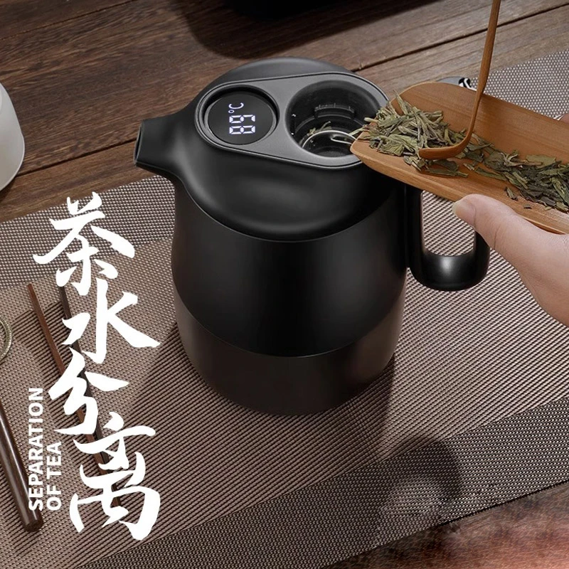 【温显焖茶壶】家用轻奢焖泡壶保温壶白茶闷泡壶316不锈钢茶具套装