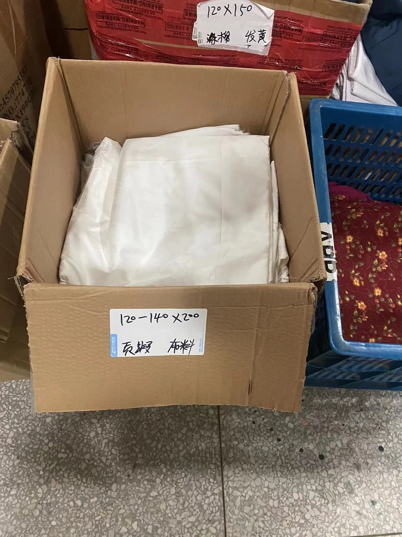 《厚广家》3楼120×200 白色全棉贡缎布料发1张