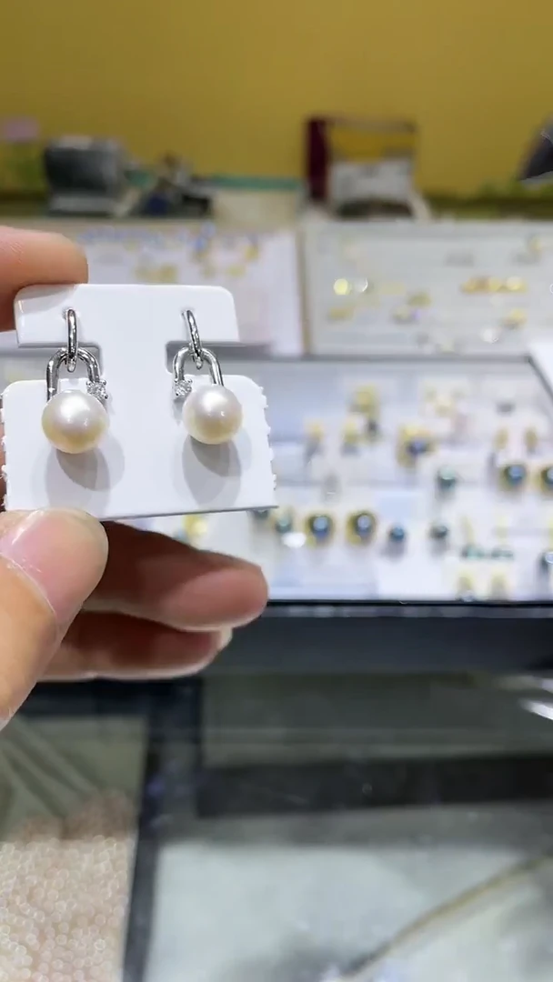 【闪购商品】海水珍珠耳饰未镶嵌2239