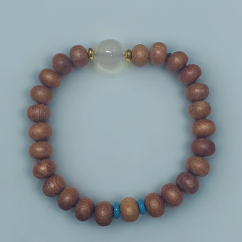 Y4 崖柏0.9cm算盘珠带配饰