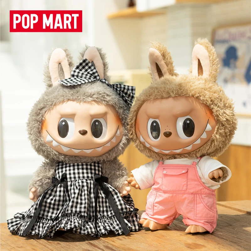 泡泡玛特POP SUIT-OUT FOR SPRING/PICNIC CUTIE拉布布搪胶脸娃衣