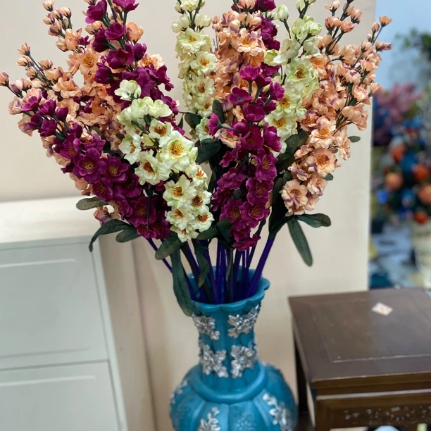 仿真花落地花摆放步步高假花高档仿真花摆饰家庭装饰品