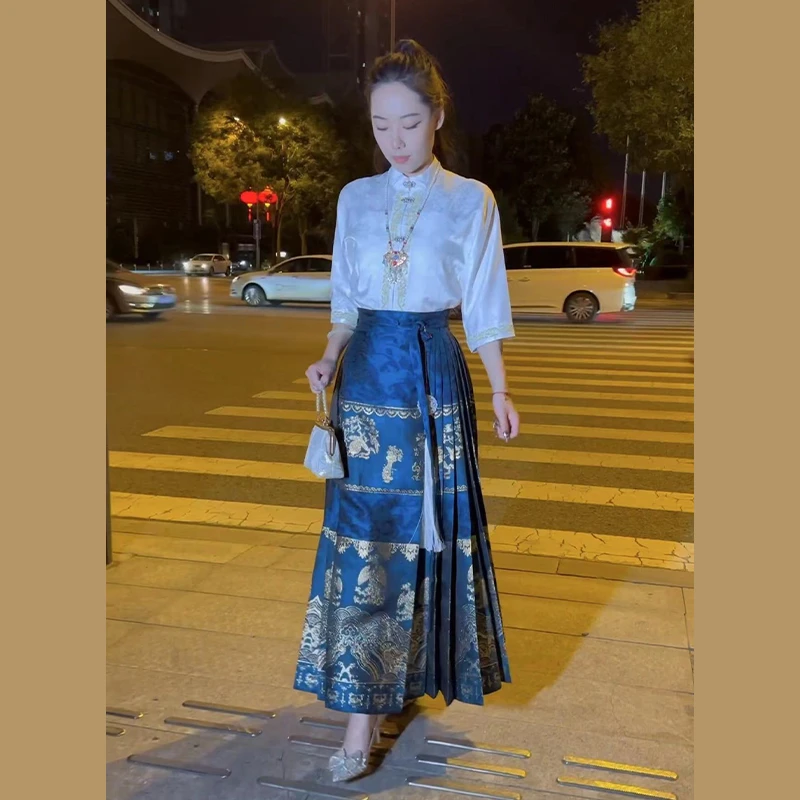 有凤来仪-【马面裙】衣研居  国风新中式明制汉服女新款夏季