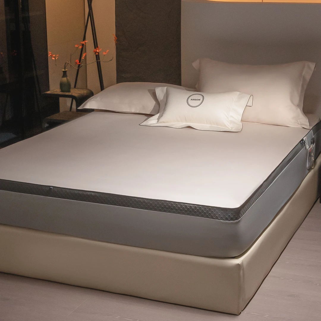 丽家平！亚玛逊-二代透感床笠三件套（金太阳艾草艾阳绒） 秋冬床笠