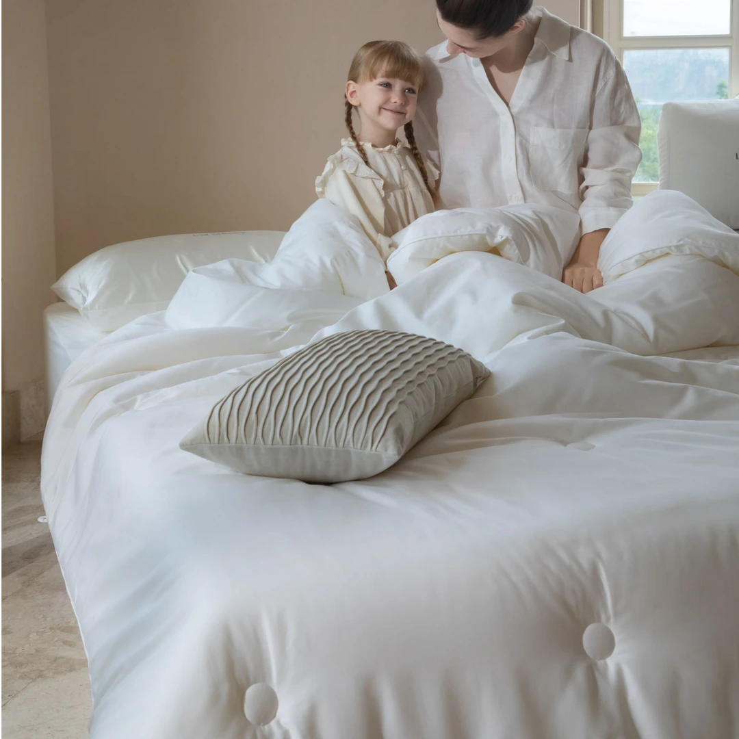 丽家平艾德李官奇生物基大豆瑞士山宁泰抗菌防霉阻螨二合一子母被