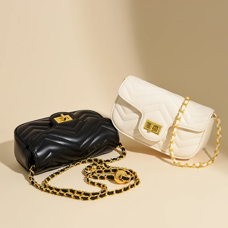 链条包新款时尚斜挎单肩小包包女士简约百搭手机包