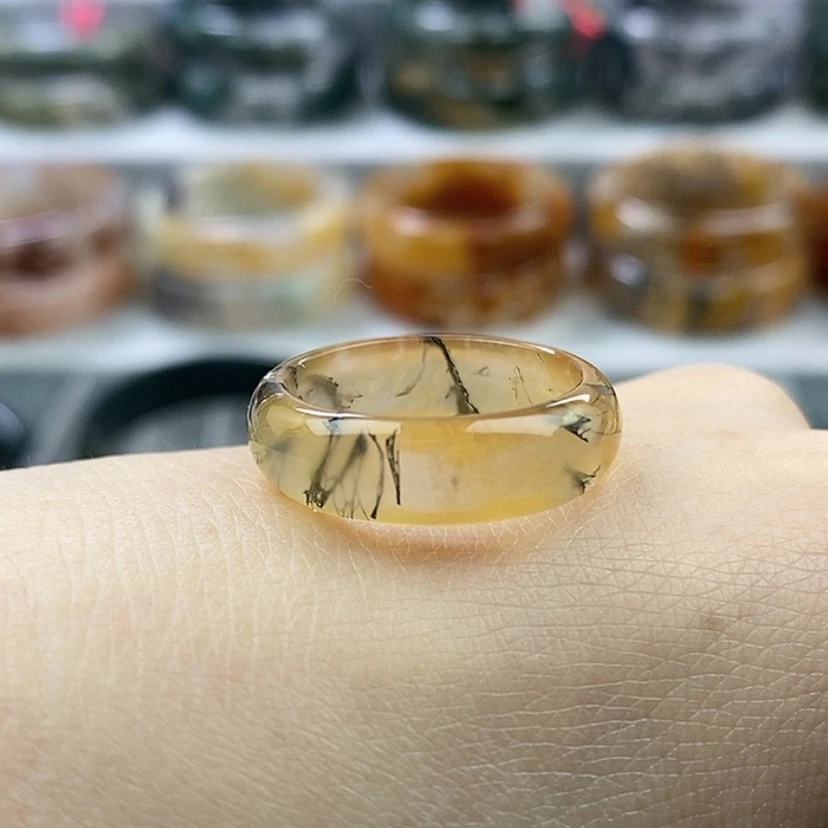 【闪购商品】玛瑙/玉髓手镯未镶嵌19圈口