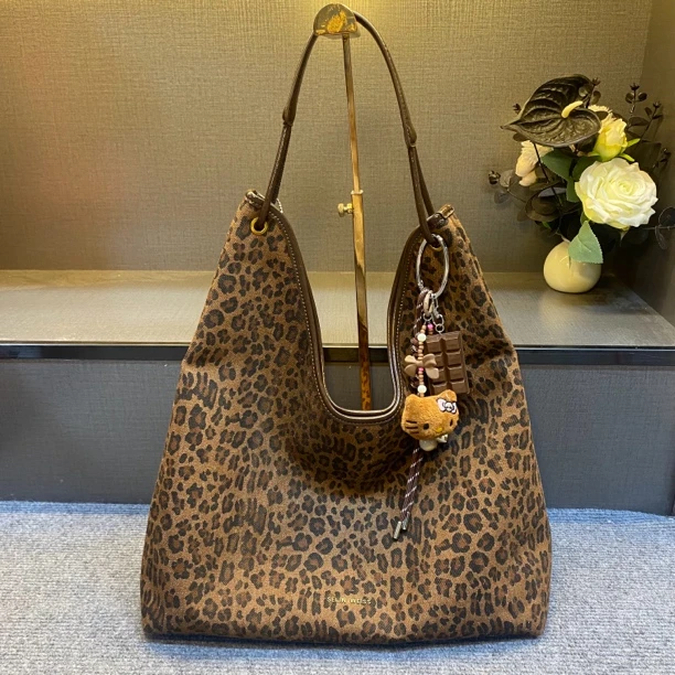 豹纹腋下单肩包861